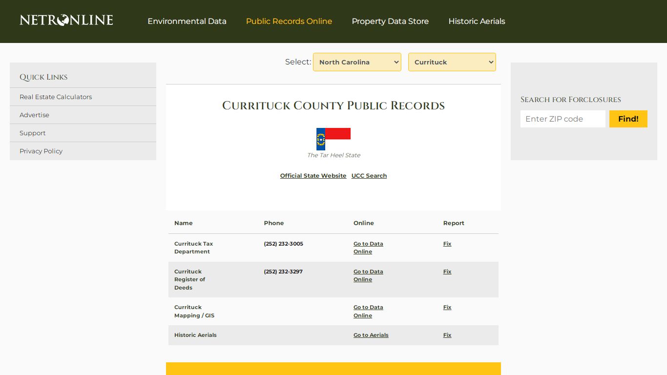 NETR Online • Currituck • Currituck Public Records, Search ...
